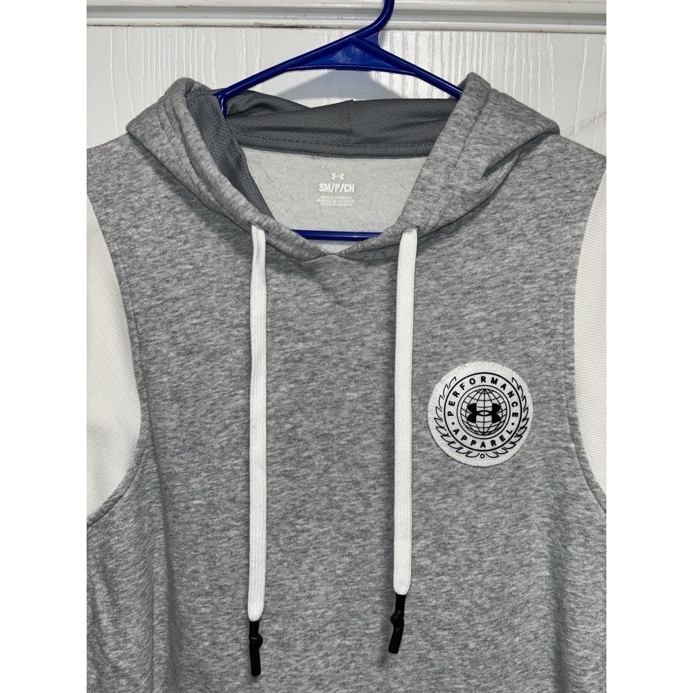 Under Armour Pullover Hoodie Sweatshirt Gray Men's Size Small S